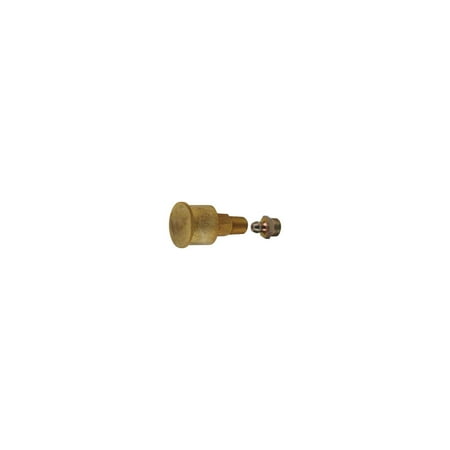 Original Brasso MACs Auto Parts 16-54026 Model T Ford Rear Axle Grease Cup - Brass - Original Appearing - Modern Grease Fitting Inside ()