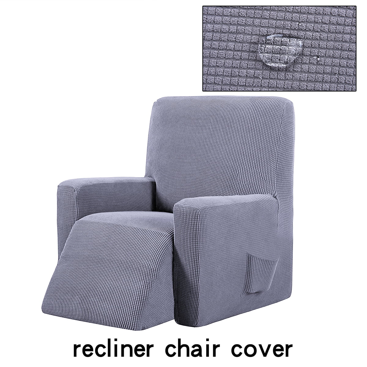 Waterproof Stretch Recliner Slipcover Stretch Fit Furniture Settee Sofa Chair Recliner Lazy Boy Cover Slipcover 1 Piece Couch Cover W Side Storage Bag Walmart Canada