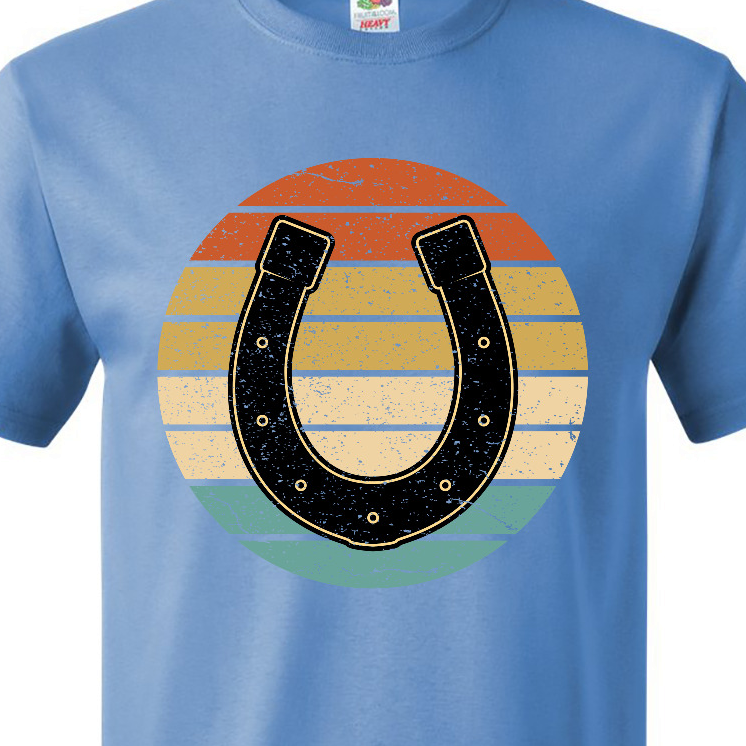 Inktastic Rodeo Riding Horseshoe Cowboy Cowgirl Gift T-Shirt - image 3 of 4