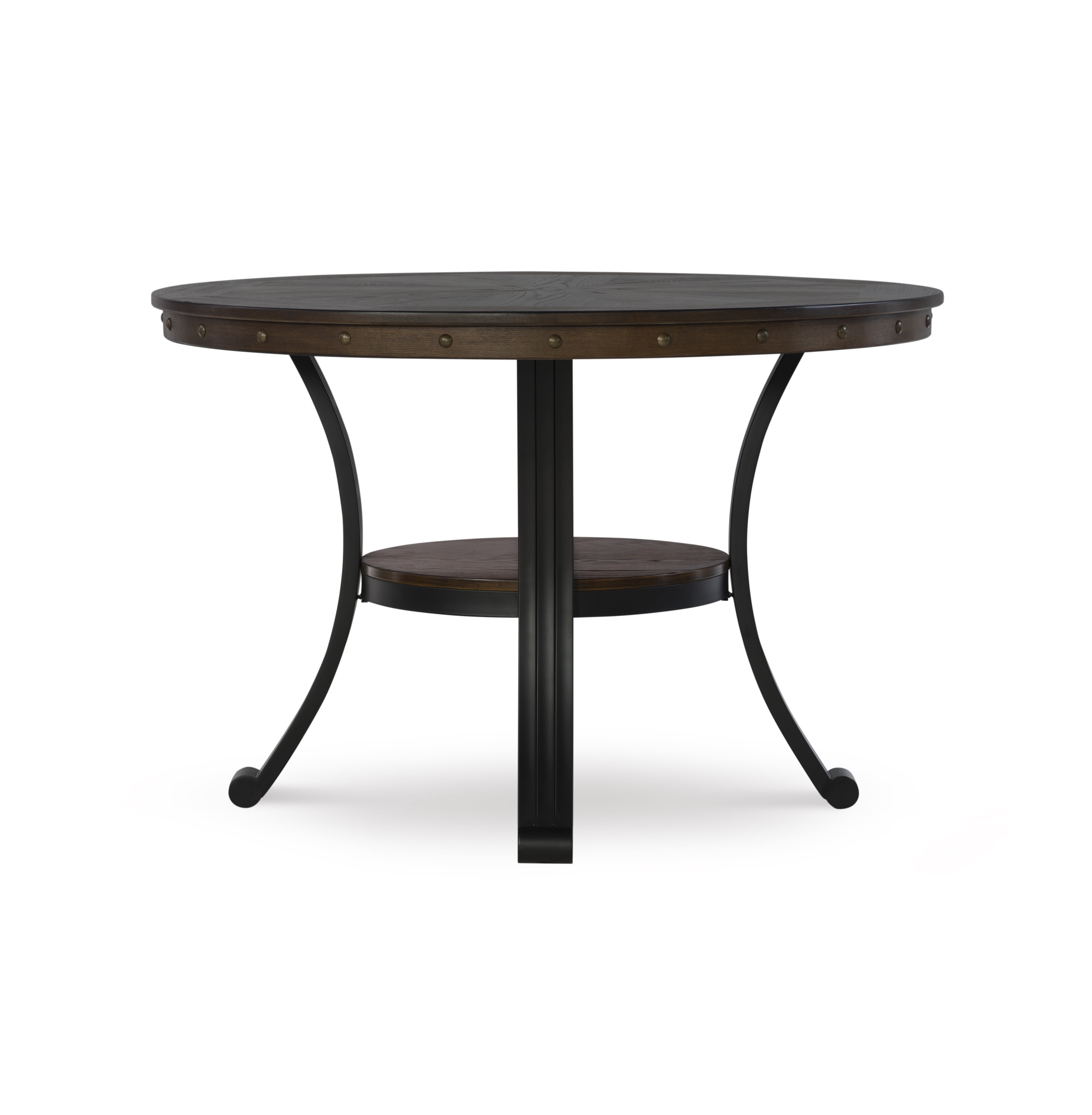Holloway 45" Round Dining Table, Rustic Umber