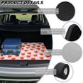 thumbnail image 6 of Binienty Pink Strawberry Daisy Pattern Universal Car Rear Trunk Cargo Liner, Anti-Skid Bottom Easy to Clean Interior Accessory, 29"x39" Fit for Most Sedan SUV Models, 6 of 7