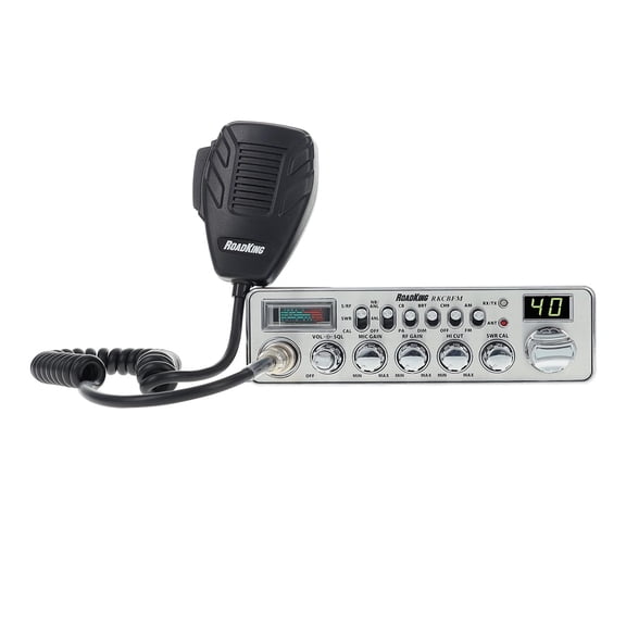 CB Radio RoadKing RKCBFM, modo dual, AM/FM, 40 canales, camioneros