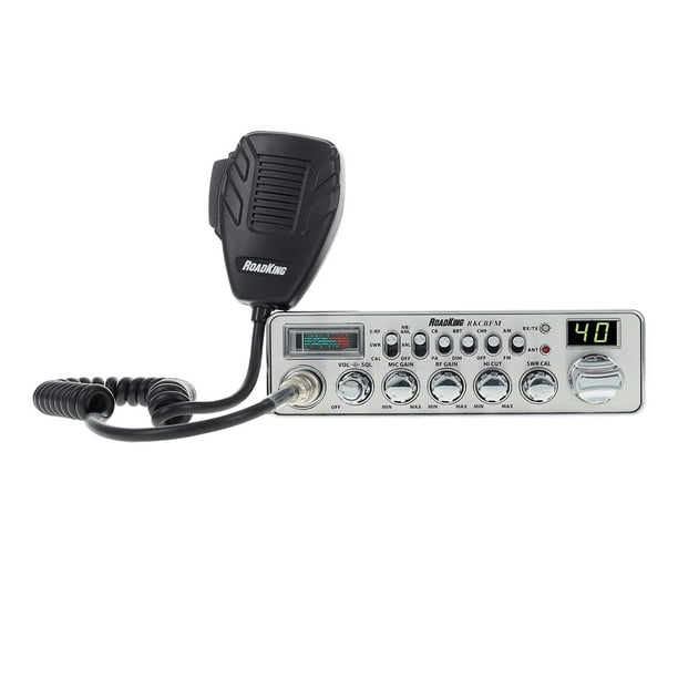 CB Radio RoadKing RKCBFM, modo dual, AM/FM, 40 canales, camioneros