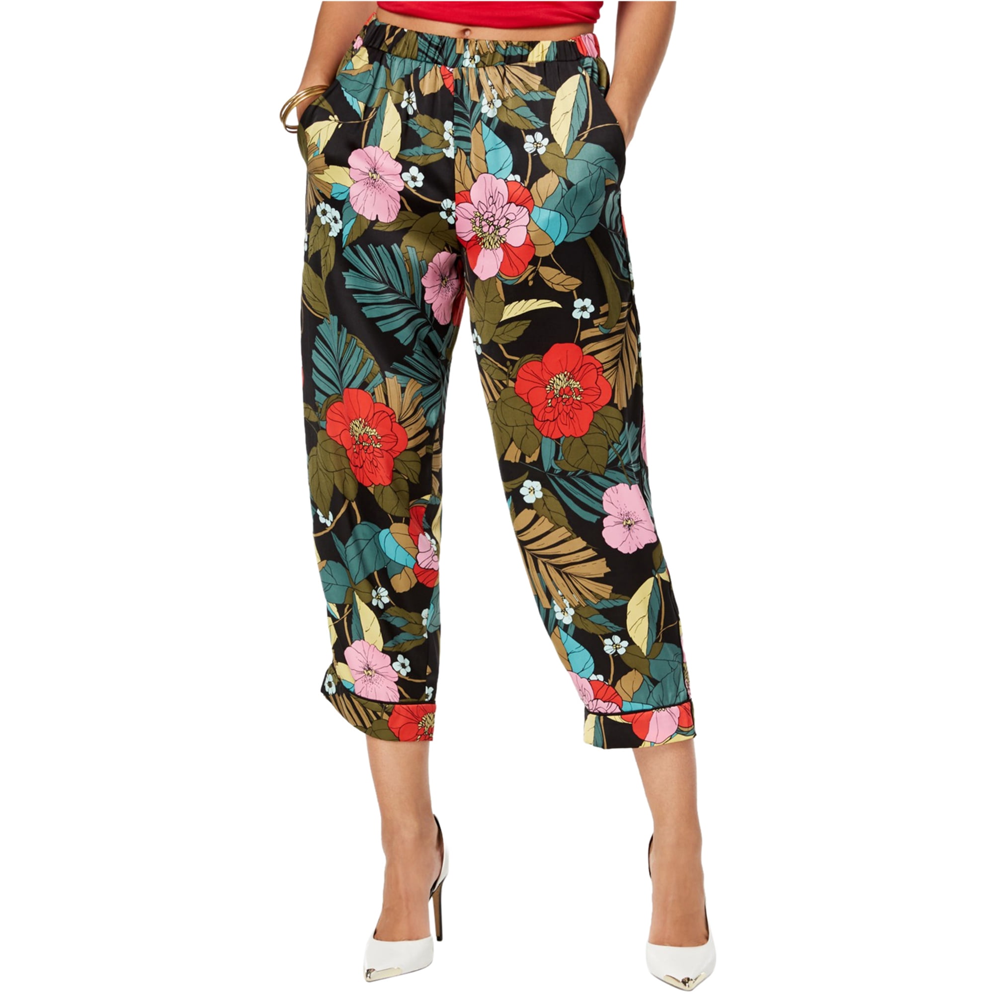 GUESS - GUESS Womens Printed Casual Jogger Pants junglepalm XL/27 ...