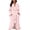 Pink, variant on Lightweight Robes for Women Hooded Fleece Towelling Dressing Gown Bath Lightweight Sauna Gown House Coat Long Bath Plush Soft Robes Ladies Bath Robe