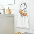 thumbnail image 3 of Yayeee 100% Cotton Hand Towels for Bathroom 16" x 28" Soft Absorbent Kitchen Towel, Autumn Day with Cocoa Pattern, 3 of 7