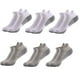 thumbnail image 1 of style 1 6 calcetines deportivos antideslizantes, absorbentes del sudor y transpirables, calcetines para correr con parte inferior de toalla de doble espesor, calcetines de algodón, 1 of 5
