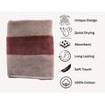thumbnail image 2 of Mingled Check - Terracotta - 6pc Set (2 Bath + 2 Hand + Wash), 2 of 4