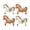 Brown, variant on Horse Party Balloons 4 PCS Set, Western Cowboy Theme Birthday Decorations, Brown Horse Foil Balloons for Rodeo Party Supplies, Farm Animal Party Decor One Size