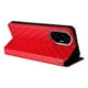 thumbnail image 4 of For Honor 300 Wallet Case Rhombus Imprinted Leather Phone Cover - Black, 4 of 5