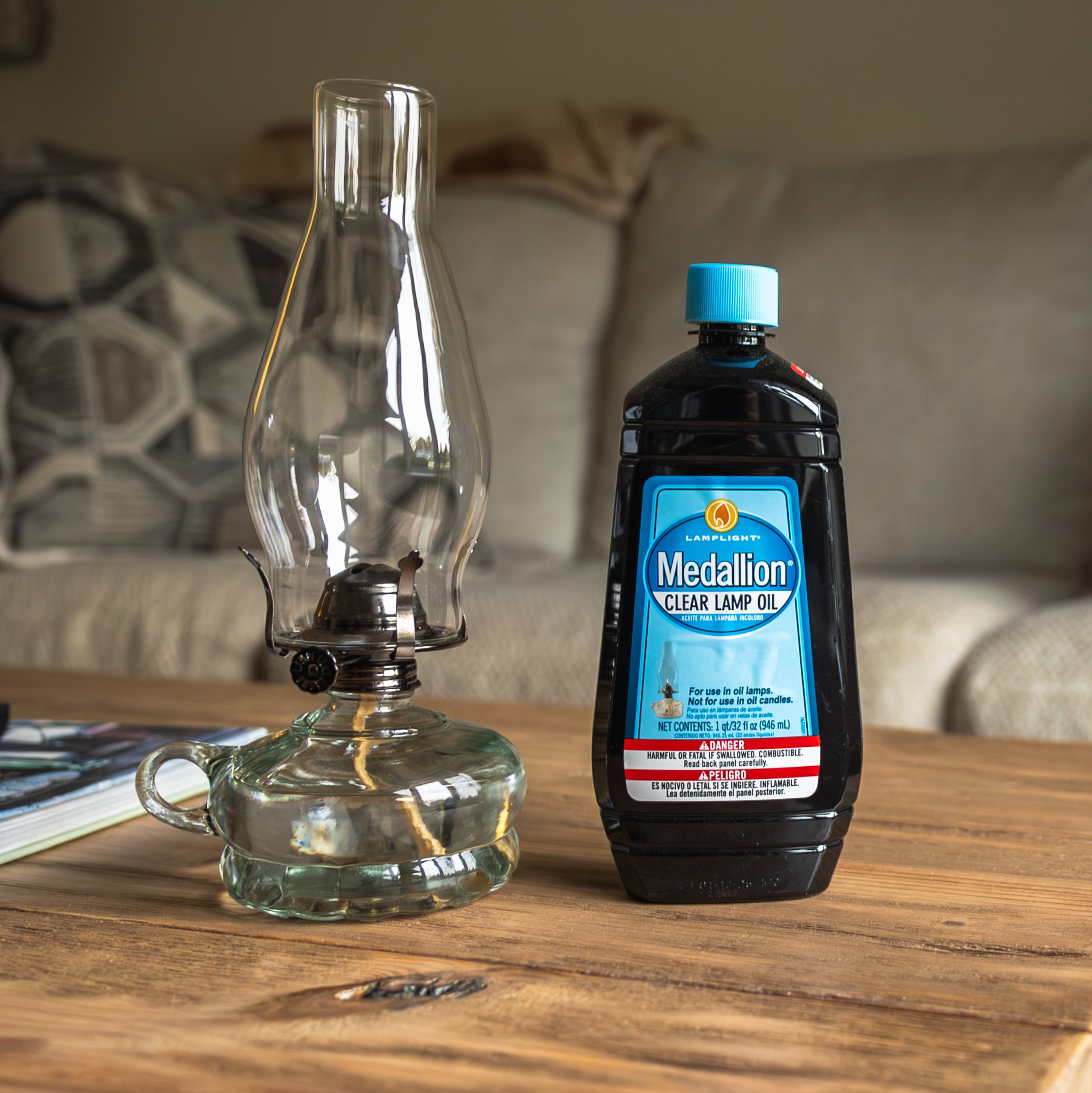Lamplight 32 oz. Medallion Lamp Oil Clear/Colorless