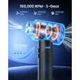 thumbnail image 2 of Soplador de aire LOXP 150000 RPM con luz LED, 3 velocidades, 7500 mAh, 2 of 8