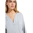 thumbnail image 3 of Eberjey Gisele - PJ Set (Womens, Heather Grey/Sorbet Pink, LG), 3 of 3