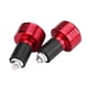 thumbnail image 4 of Par de 22 mm Universal Aluminio Moto Agarre Extremos del manillar Balance de peso Tapón Rojo, Negro, Plata (Opcional)(rojo) Ecomeon no, 4 of 5