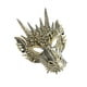 thumbnail image 3 of Máscara de dragón 3D con tocado de animal, novedosa cubierta de cabeza completa, máscara de cabeza de dragón, Oro, 3 of 9