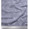 thumbnail image 1 of Soimoi Gray Poly Georgette Fabric Circle,Glass & Bottle Vintage Print Sewing Fabric Yard 42 Inch Wide, 1 of 3