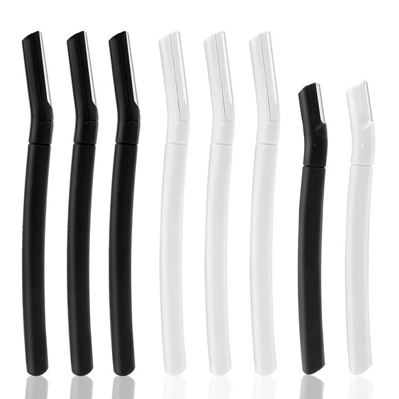 Rasoirs pour le Visage pour Femmes, Outil de Dermaplaning (8 Unités), Rasoir à Sourcils, Duvet Pêche et Épilation des Sourcils, Rasoirs pour le Visage pour Exfolier et Rafraîchir la Peau