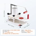 thumbnail image 4 of KFFKFF 2"/4"/5" Commercial Burger Patty Maker Hamburger Press Forming Machine, 4 of 7