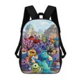 thumbnail image 1 of Monsters University Poster Backpack Casual Daypack School Bag Backpack Satchel Rucksack Shoulder, 1 of 5