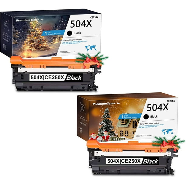 Revolutionair Hilarisch Eindeloos 504X Toner CE250X Black Toner Cartridge - 2 Pack Remanufactured Compatible 504X High Yield Toner Replacement for HP504X 504A for Color Laser CP3525 CP3525n CP3525dn CM353 CM3530FS MFP Printers - - Walmart.com Revolutionair Hilarisch Eindeloos 504X Toner CE250X Black Toner Cartridge - 2 Pack Remanufactured Compatible 504X High Yield Toner Replacement for HP504X 504A for Color Laser CP3525 CP3525n CP3525dn CM353 CM3530FS MFP Printers - - Walmart.com