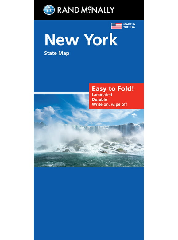Rand McNally Easy to Fold: New York State Laminated Map (Paperback)