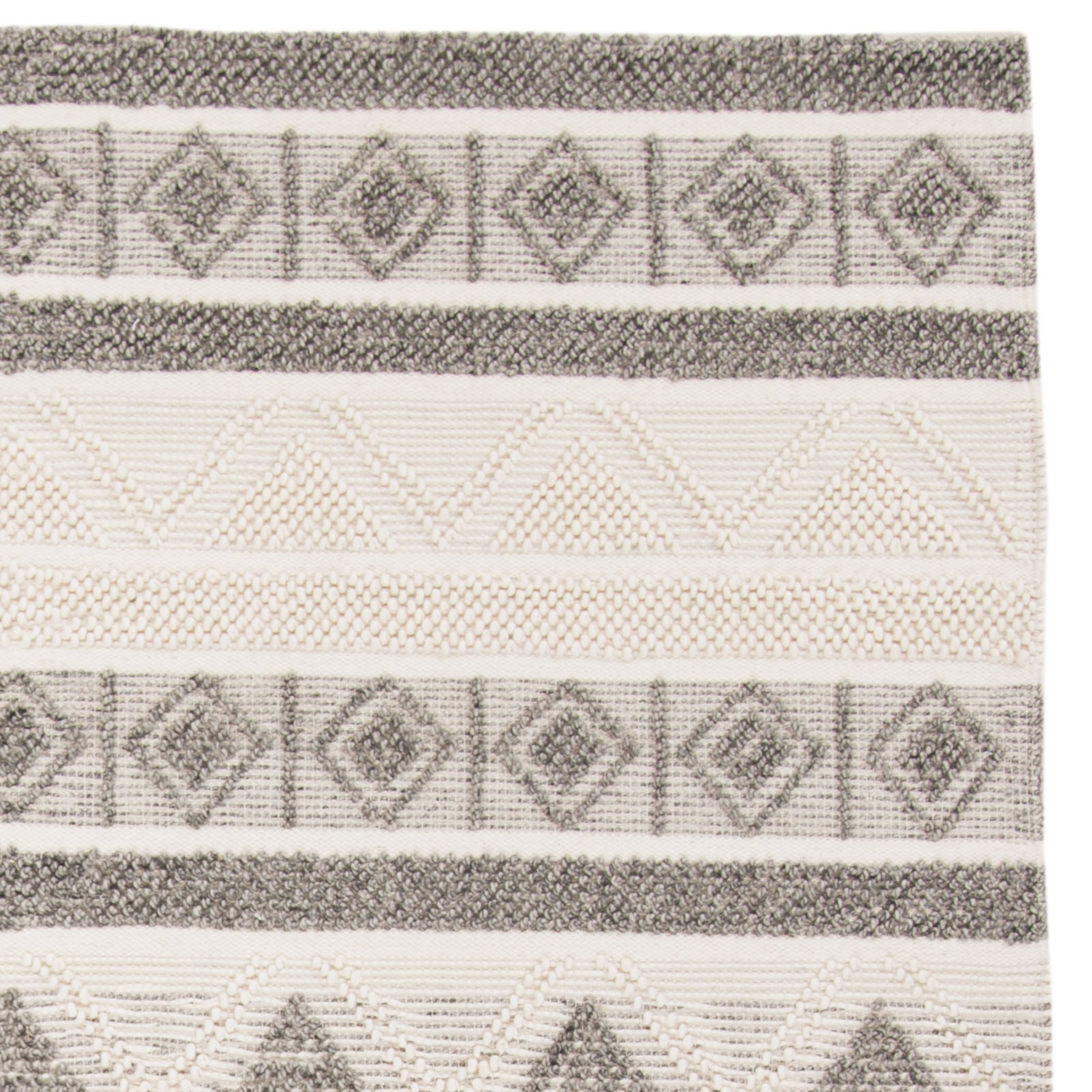 SAFAVIEH Natura Christabella Geometric Area Rug, Ivory/Grey, 8' x 10'