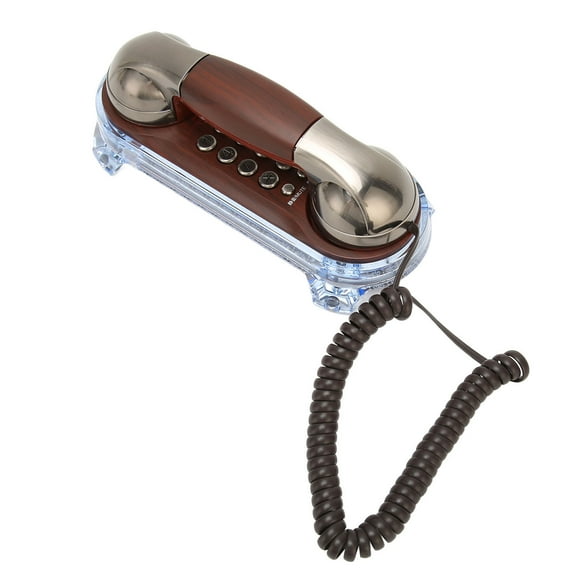 Teléfono Fijo, Tono De Timbre Ajustable Teléfono Fijo Retro 2 Usos Para Hotel Para Fábrica