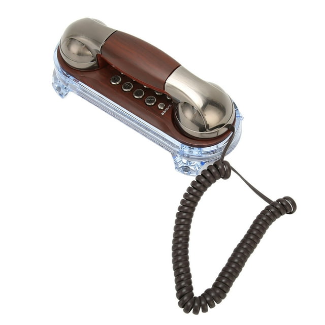 Teléfono Fijo, Tono De Timbre Ajustable Teléfono Fijo Retro 2 Usos Para Hotel Para Fábrica
