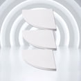 thumbnail image 3 of 3 Pcs Étagères d'Angle Murales Triangle en Forme d'Éventail Supports de Rangement Muraux, 3 of 6