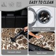thumbnail image 5 of Xixirimido Universal Car Trunk Mat All Weather Trunk Protection Cargo Liner, Durable Non-slip Cargo Mat Rear Trunk Liner Car Accessories, Brown Leopard Cowhide, 5 of 7