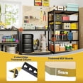 thumbnail image 6 of ZEUKMXOO 2250LBS Garage Shelving Unit, 5-Tier Adjustable Metal Storage Shelves, Heavy Duty Shelf Rack for Basement, Garage, Pantry, Warehouse, Kitchen （72" H*36" W*16" D）, 6 of 6