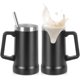 thumbnail image 1 of 2 Piezas Tarro Cervecero de Acero Inoxidable, 730ML Vasos Térmicos para Bebidas Frías y Calientes, Jarra de Cerveza, Doble Pared Térmica, Adecuado para Cervezas, Café, Cócteles, Zumos, 1 of 7