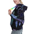 thumbnail image 2 of Kdxio Dreamcatcher With Colorful Feathers Print Womens Oversized Hoodies Sweatshirts Hooded Pullover Tops Sweaters Casual-X-Large, 2 of 7