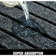 thumbnail image 2 of WaterResistant and StainResistant Runner Rug for Entryway, ModernContemporaryStyle IndoorOutdoor Carpet with NonSlip Rubber Backing, Gray, 50 x 150 cm, 2 of 5
