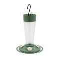 thumbnail image 3 of Vibrant Life 16 oz Green Scalloped Hummingbird Feeder with Flower Ports, 3 of 9