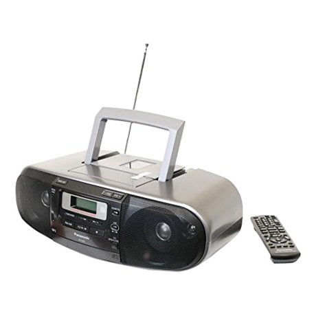 Panaso RXD55GCK Boombox - Enregistreur de Cassettes Radio Haute Puissance Mp3 Cd Am-Fm