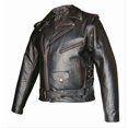 thumbnail image 1 of Allstate Leather Men's AL2022 Basic Motorcycle Jacket 60 Black, 1 of 4