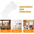thumbnail image 3 of Phenofice 5Pcs Dining Room Table Runner Silk Fabrics White Holiday Table Runners for Event Planners, 3 of 8
