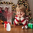 thumbnail image 4 of Clearance Under $1 Red Glitter Branch Christmas Table Decoration with Sequins and Flexible Stems - 1 Piece, 4 of 5