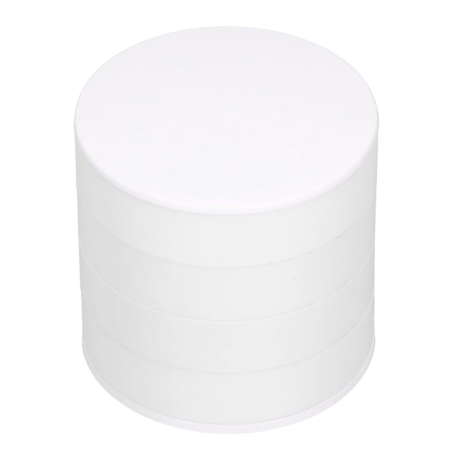 Caja De Almacenamiento De Joyas, Caja De Almacenamiento De Joyas, Caja Organizadora De Joyas Giratoria, Cajas De Joyería Multiusos Para Mujer Para Dormitorio Para Dormitorio Para YLSHRF Blanco de 4 capas