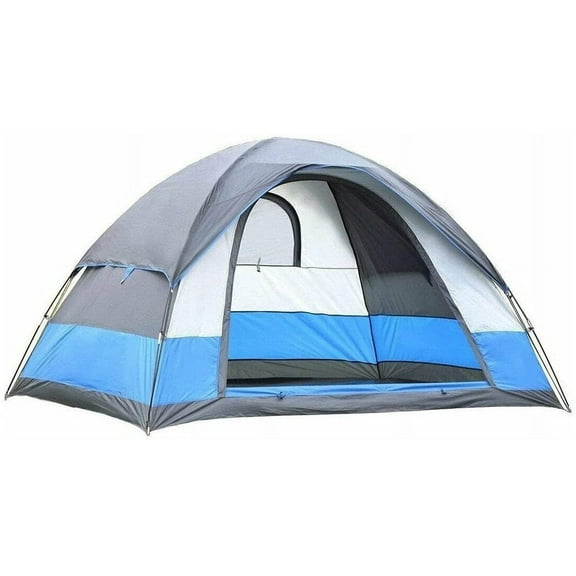 MaximalPower 5-Person Camping Tent for Family - Includes Easy to Set Up Stakes