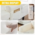 thumbnail image 4 of Modern Minimalist Chenille Fabric Chaise Lounge Recliner Single Sofa with Comfortable Backrest, Rest Chair Sofa with Wooden Legs and Armrests Side Pockets for Living Room, Bedroom, Office, Beige, 4 of 8