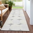 thumbnail image 6 of Addison Rugs Chantille Indoor/Outdoor Transitional Circles Gray Washable Runner Rug, 2'3" x 7'6", 6 of 6