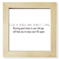 thumbnail image 1 of Pantalla de escritorio de pared Unbranded Lema vivir una vida noble Y honesto Marco cuadrado, 1 of 4