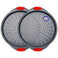 thumbnail image 1 of Bandeja para pizza Bakken-Swiss de acero al carbono 2 redond, 1 of 3
