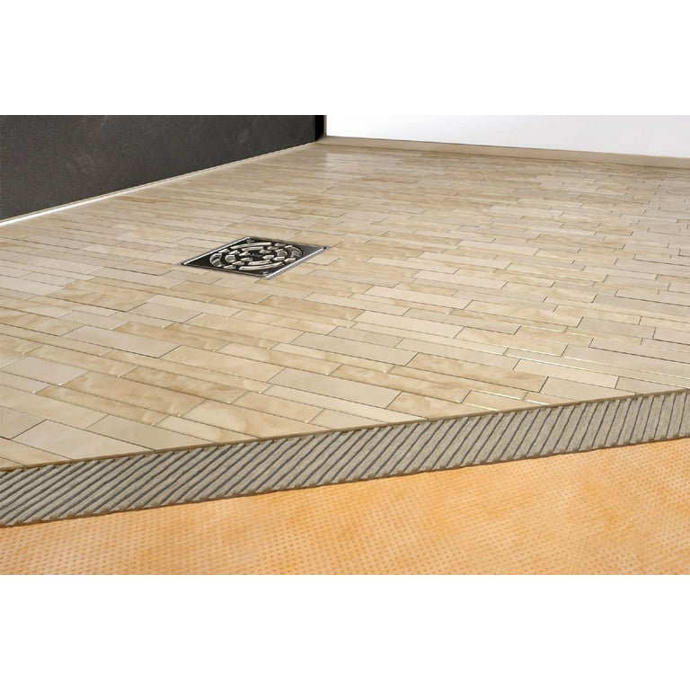 Schluter Kerdi 60-Inch x 60-Inch Center Drain Shower Tray