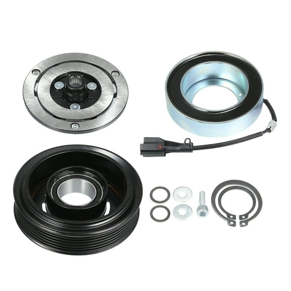 Unique Bargains AC Compressor Clutch Set Replace for Subaru Impreza 2012-2016 A/C Clutch Repair Assembly Black