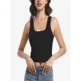 thumbnail image 5 of Women’s Sexy Sleeveless Crop Tops Scoop Neck Cropped Tank Top, 5 of 6