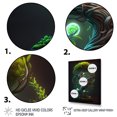 thumbnail image 3 of Designart Neon Bonsai Swirl Tree IV Canvas Wall Art, 3 of 5