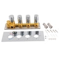 thumbnail image 5 of 3/4/5 Way Shower Brass Thermostatic Valve Shower Diverter Flow Control Valve Kit - HI14008A-1 Silver, Chrome Plated, 5 of 19